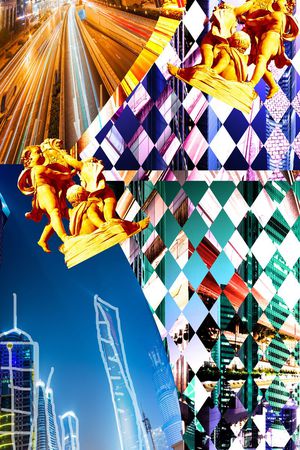 解构主义印花华亿平台图片