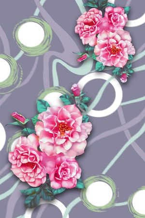 世界之旅印花华亿平台图片