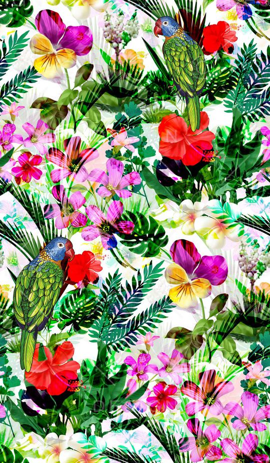 热带风格印花华亿平台图片