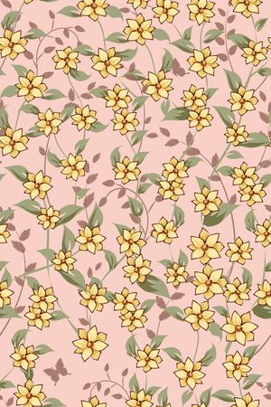 浪漫花卉印花华亿平台图片