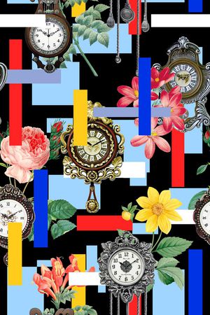 几何印花华亿平台图片