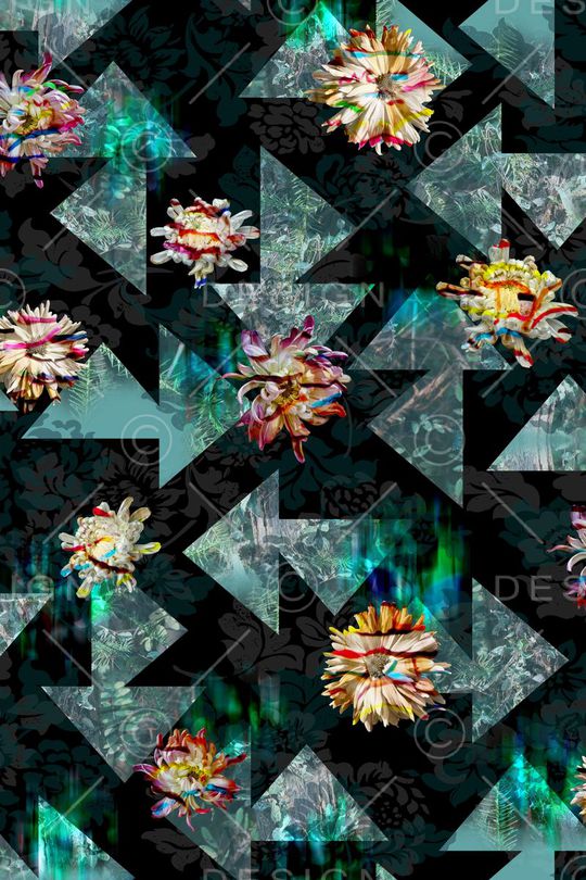 几何印花华亿平台图片