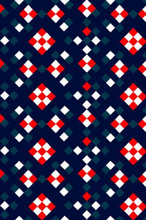 潮流几何印花华亿平台图片