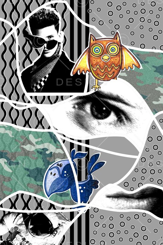 嘴唇印花华亿平台图片