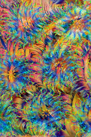 抽象纹理印花华亿平台图片