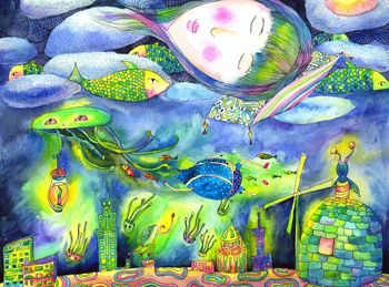 插画印花华亿平台图片