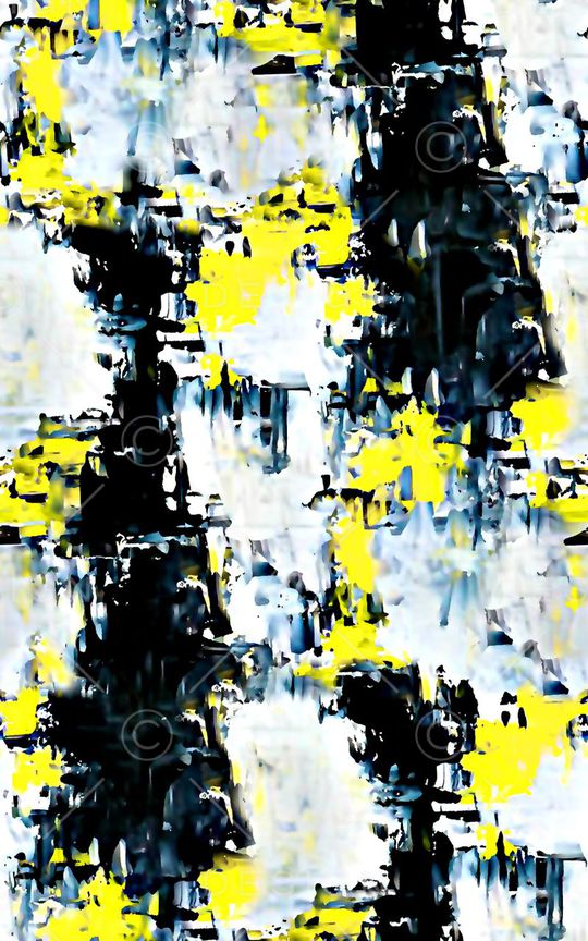 抽象男装图案印花华亿平台图片