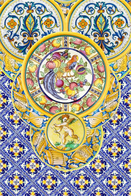 欧式印花华亿平台图片