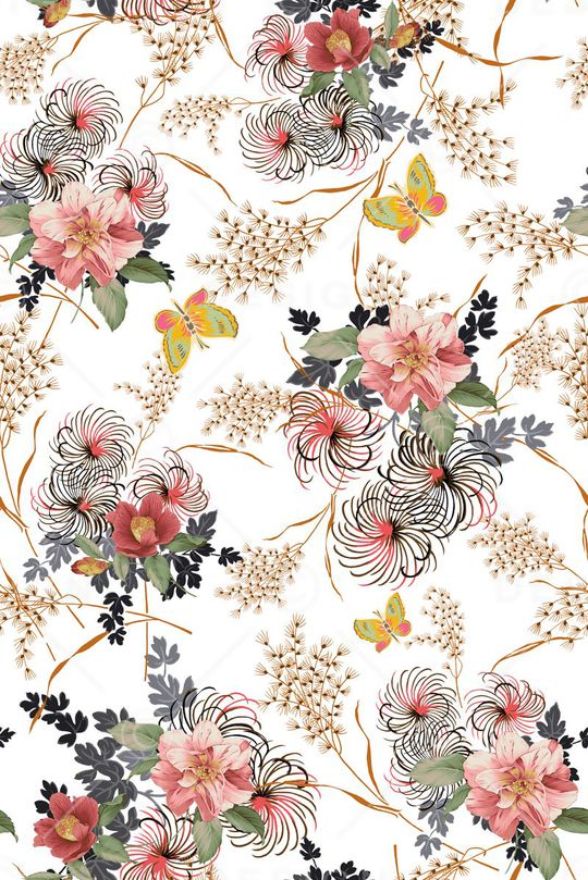 手绘印花华亿平台图片