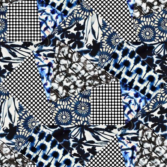 几何、扎染、民族风印花华亿平台图片