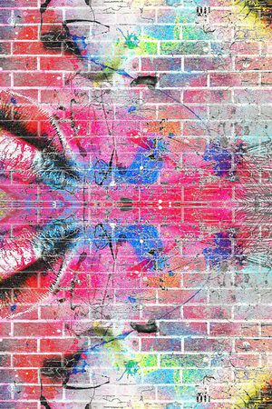 抽象印花华亿平台图片