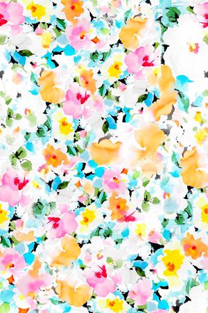 水彩印花华亿平台图片