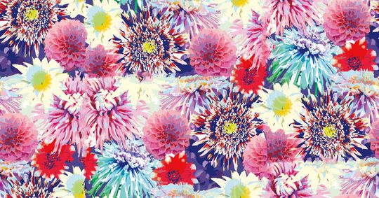 几何印花华亿平台图片