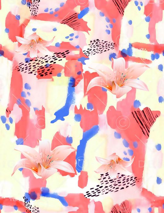 抽象几何清爽梦幻艺术平底立体手绘满版最新高清数码蕾丝民族中国风绣花珠宝肌理时尚潮

流大牌复古欧美风抽象印花华亿平台图片