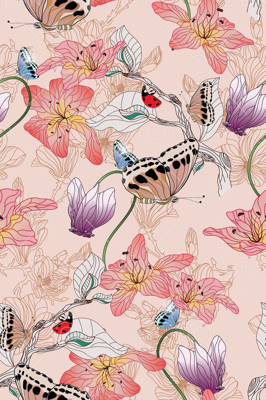 清新印花华亿平台图片