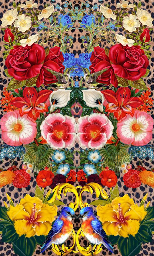 豹纹印花华亿平台图片