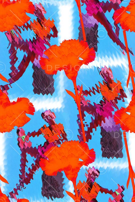 花朵印花华亿平台图片