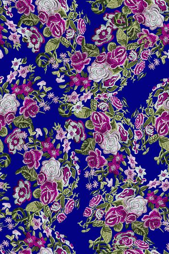 584954-原创时尚创意绣花花卉