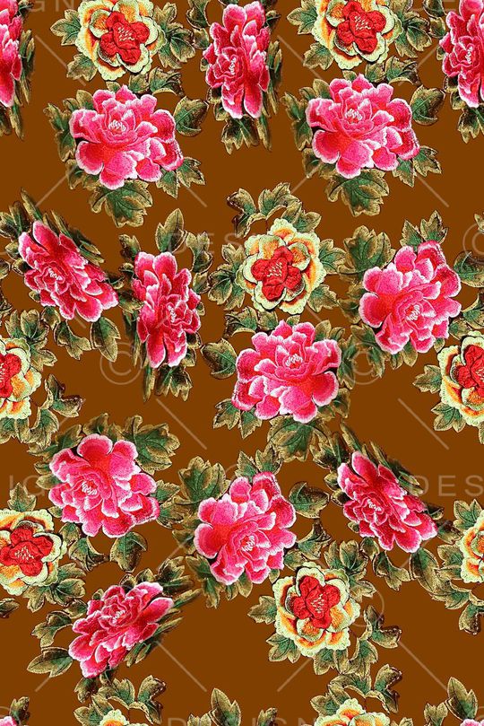 时尚大牌欧美风格印花华亿平台图片