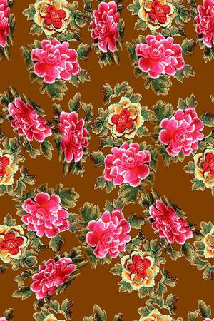 时尚大牌欧美风格印花华亿平台图片