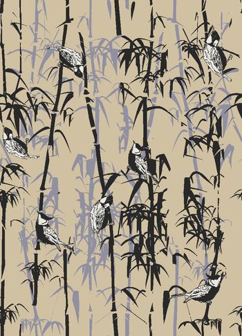 584979-流行仿大牌树叶花鸟