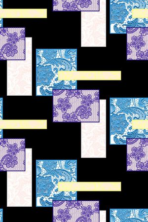 几何印花华亿平台图片