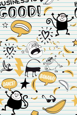 休闲时尚 抽象 卡通动物 几何简约印花华亿平台图片