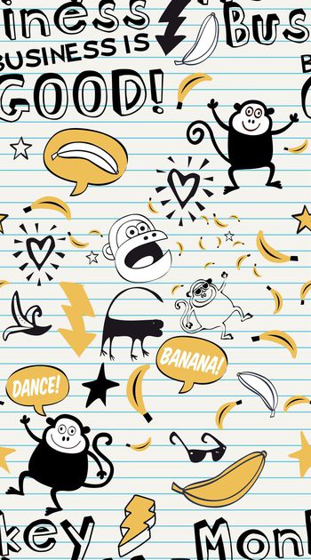 休闲时尚 抽象 卡通动物 几何简约印花华亿平台图片