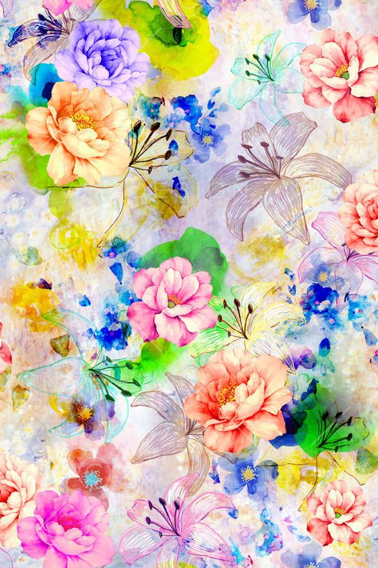 手绘印花华亿平台图片