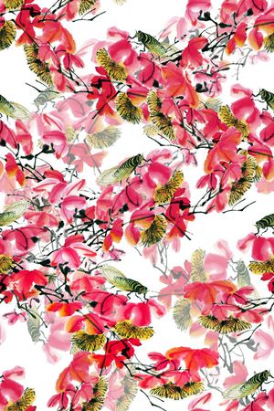 红叶印花华亿平台图片