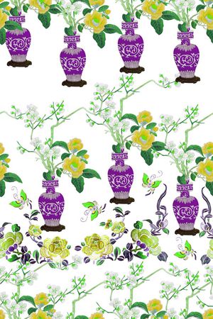 蝴蝶印花华亿平台图片