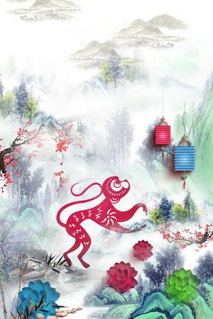 猴年印花华亿平台图片