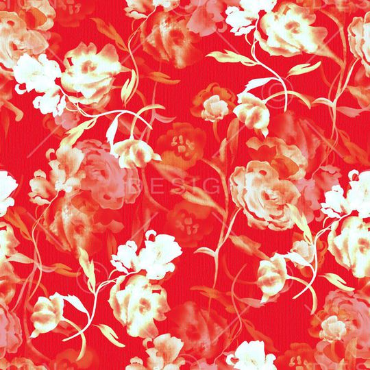 水彩风印花华亿平台图片