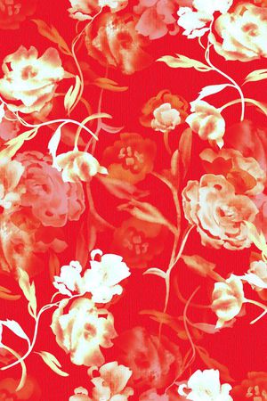 水彩风印花华亿平台图片