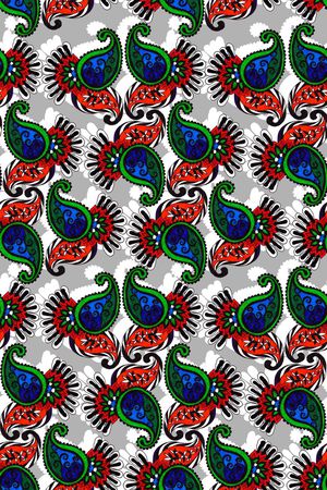 佩斯利印花华亿平台图片