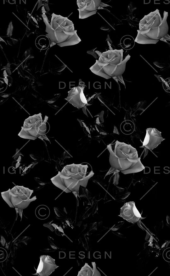 黑白格调印花华亿平台图片