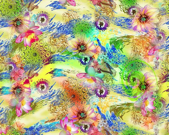 数码花印花华亿平台图片