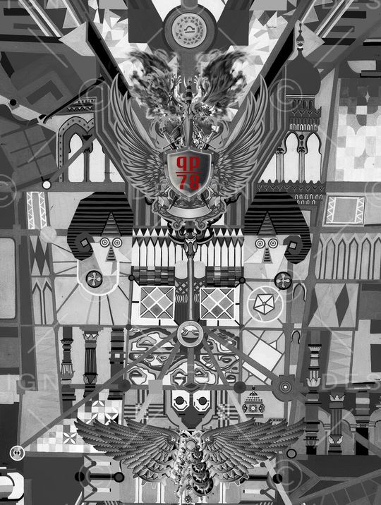 潮流男装印花华亿平台图片