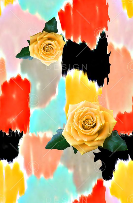 抽象几何清爽梦幻艺术平底立体手绘满版最新高清数码蕾丝民族中国风绣花珠宝肌理时尚潮

流大牌复古欧美风抽象女装图案印花华亿平台图片