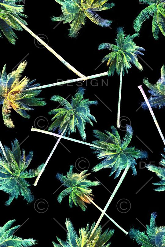 热带风情印花华亿平台图片