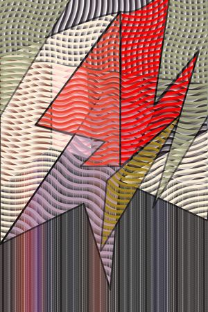 几何印花华亿平台图片