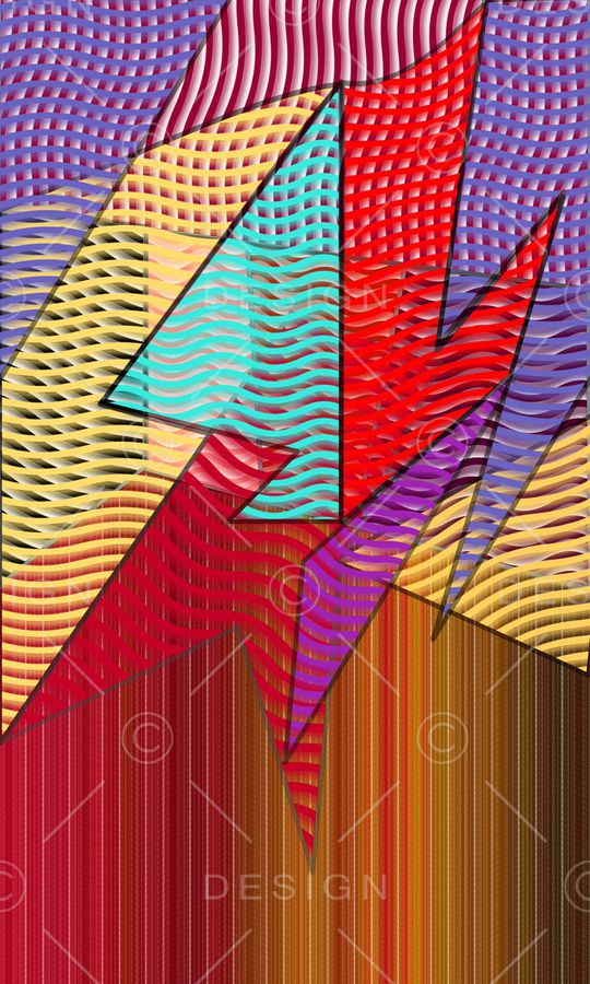 几何印花华亿平台图片