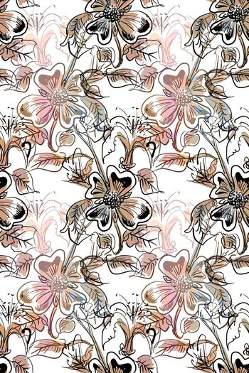 585346-女装自由手绘花朵