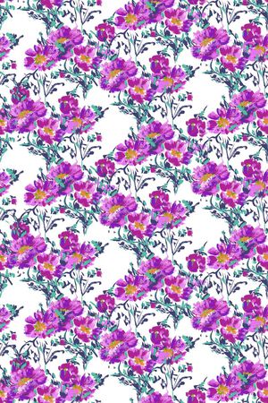 小碎花印花华亿平台图片