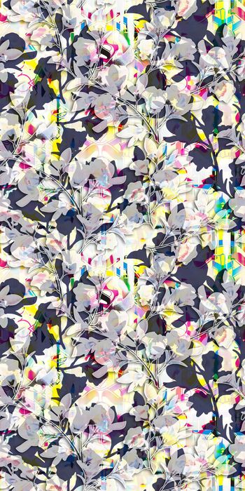 585451-重影树枝叶子彩色底纹