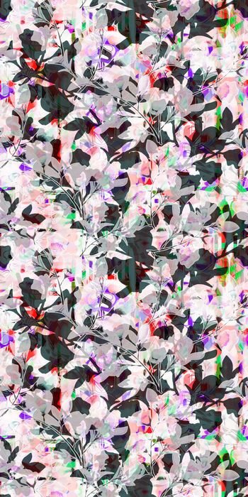 585452-重影树枝叶子彩色底纹