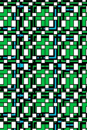 几何图案印花华亿平台图片