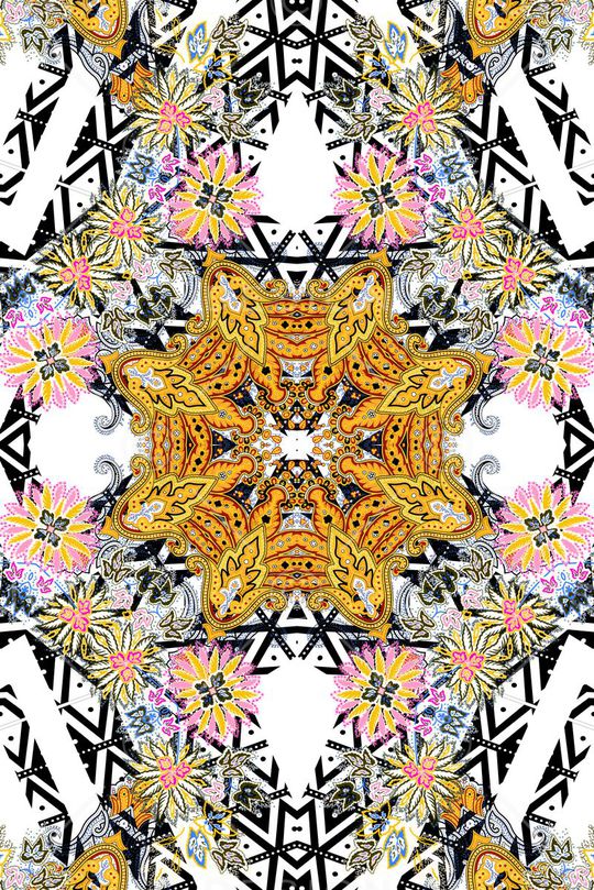 民族风印花华亿平台图片