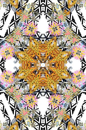 民族风印花华亿平台图片