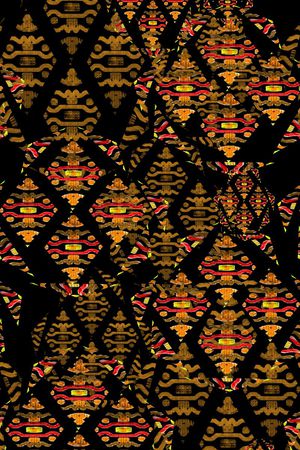 抽象图案印花华亿平台图片